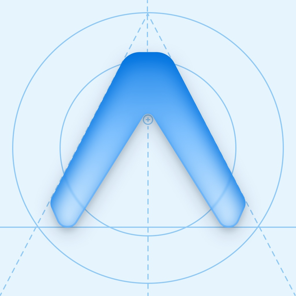 Tampere taide -sovelluksen ikoni
